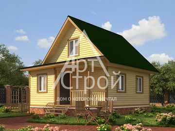 Проект Дом из бруса Жуков