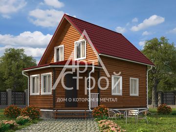 Проект Дом из бруса Дмитров