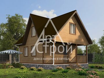 Проект Дом из бруса Ростов