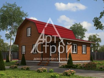 Проект Дом из бруса Курск